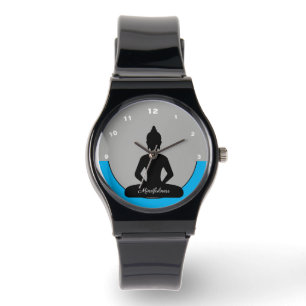 Reloj De Pulsera Atención con la mente Buda/Meditación y Yoga