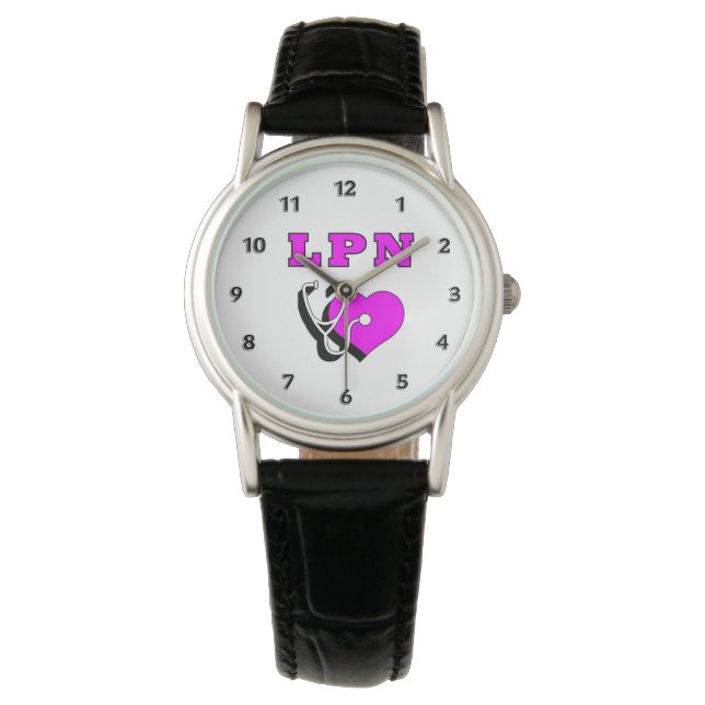 Reloj De Pulsera Atención de enfermería de LPN (Anverso)