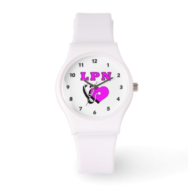 Reloj De Pulsera Atención de enfermería de LPN (Anverso)