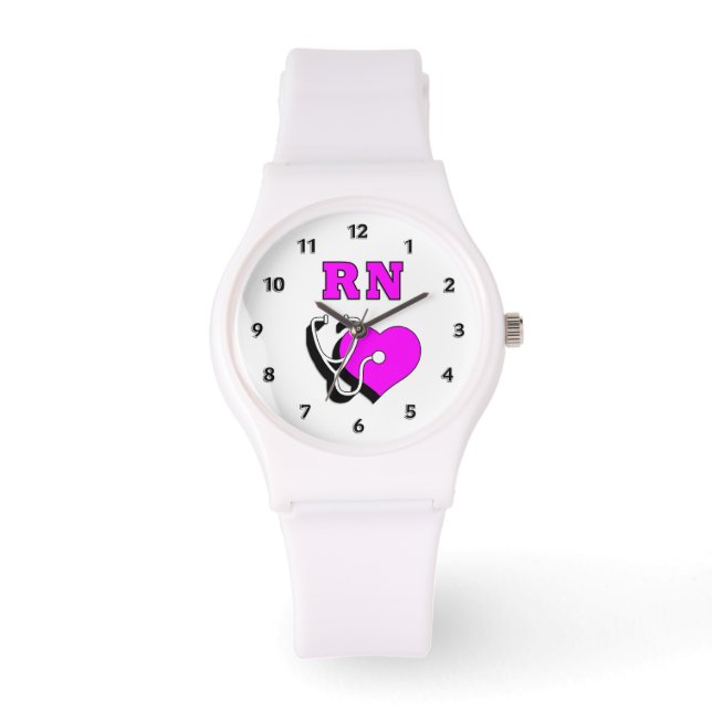 Reloj De Pulsera Atención de enfermería RN (Anverso)