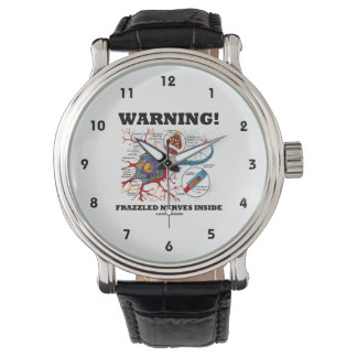 Reloj De Pulsera ¡Atención! Nervios afeitados dentro de la sinapsis
