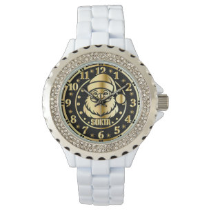 Reloj De Pulsera Atlas Espacio Navidad Humor Retro 2025 