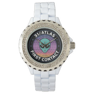 Reloj De Pulsera Atlas Espacio Navidad Humor Retro 2025 