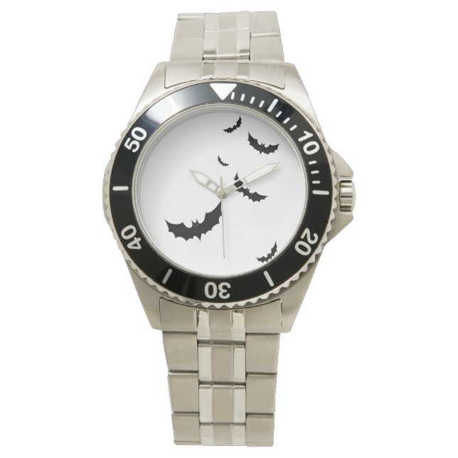 Reloj De Pulsera Atractivo: Pulsera de acero inoxidable de Hallowee (Anverso)