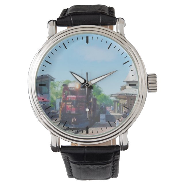Reloj De Pulsera Atrapando el tren (Anverso)