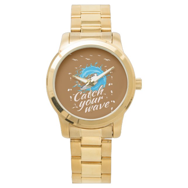 Reloj De Pulsera Atrapar tu ola (Anverso)