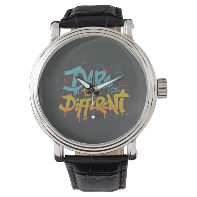 Reloj De Pulsera Atrévase a ser diferente (Anverso)