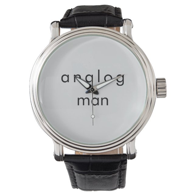 Reloj De Pulsera Audiófilo analógico masculino (Anverso)