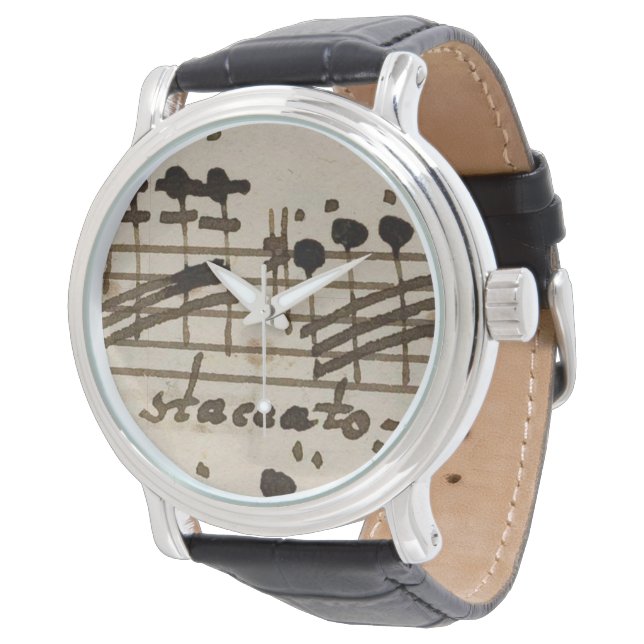Reloj De Pulsera audiophiliacs.com BEETHOVEN STACCATO watch (Angular)