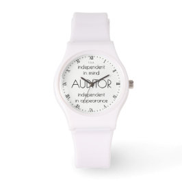 Reloj De Pulsera "Auditor: Independiente en mente y apariencia"