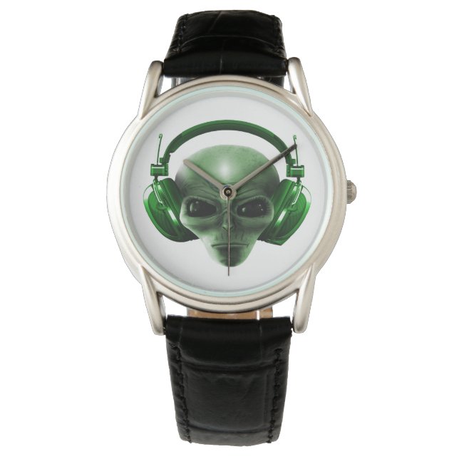 Reloj De Pulsera Auriculares Alien (Anverso)