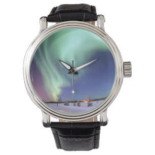 Reloj De Pulsera Aurora - aurora boreal hermosa