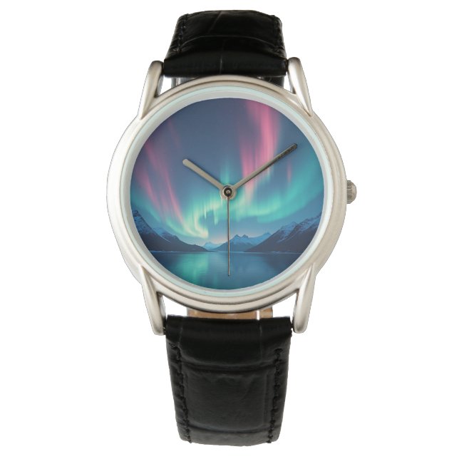Reloj De Pulsera Aurora islandesa (Anverso)