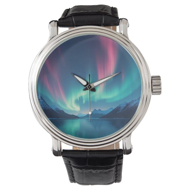 Reloj De Pulsera Aurora islandesa (Anverso)