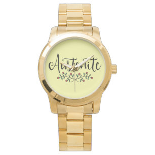 Reloj De Pulsera Austenita floral de Jane Austen