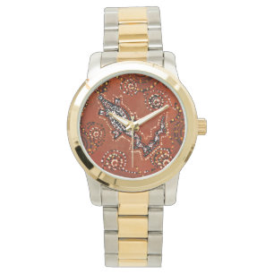 RELOJ DE PULSERA AUSTRALIA ARTE COCODRILO