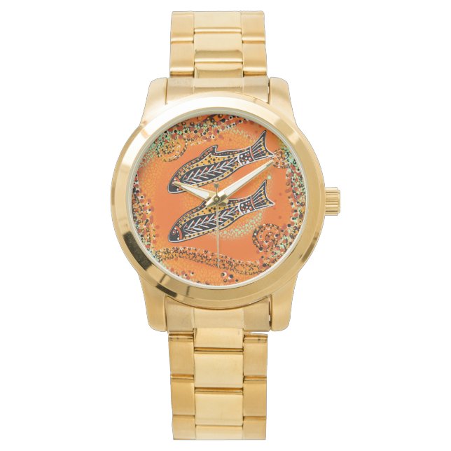 RELOJ DE PULSERA AUSTRALIA  ARTE DE PESCADO      \ (Anverso)