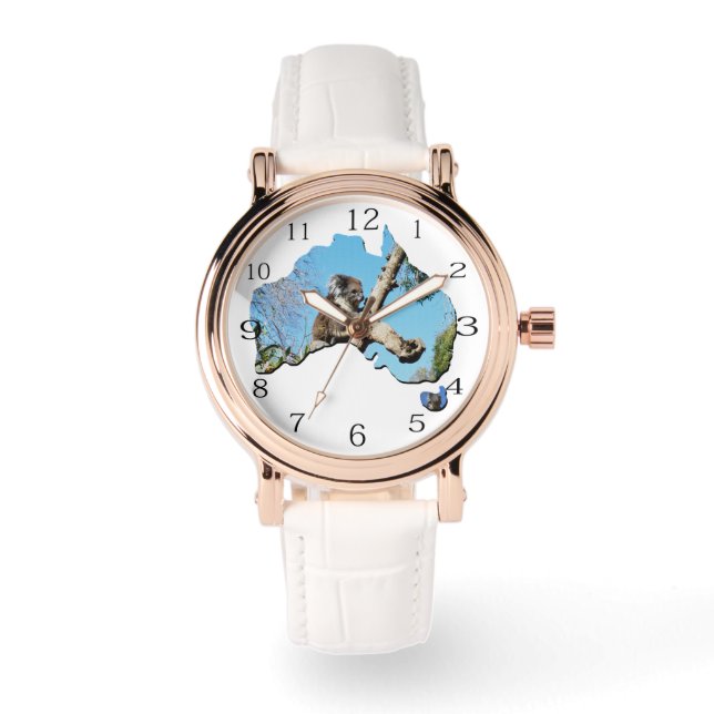 Reloj De Pulsera Australia Este Es El País De Koala, (Anverso)