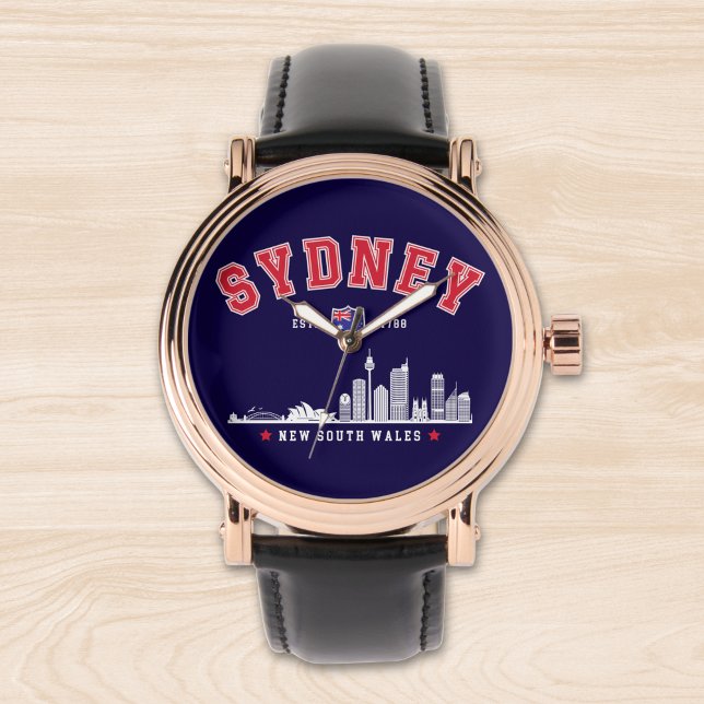 Reloj De Pulsera Australia’s Iconic Sydney Skyline (Subido por el creador)