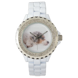 Reloj De Pulsera Australian shepherd puppy