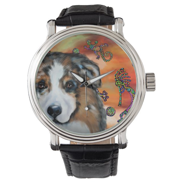 Reloj De Pulsera AUSTRALIAN SHEPHERD Watch (Anverso)