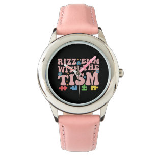 Reloj De Pulsera Autismo Divertido Rizz Em Con El Meme Tism Autista