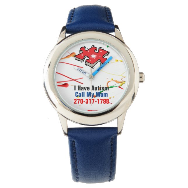Reloj De Pulsera Autismo* - Vigilancia infantil (Anverso)