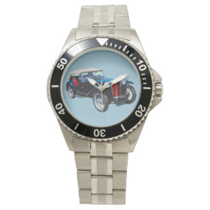 Reloj De Pulsera Auto Antiguo Black Mg Tc