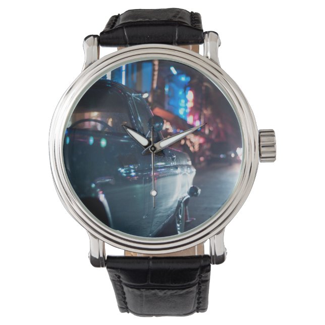 Reloj De Pulsera Auto vintage de Ocean Drive (Anverso)
