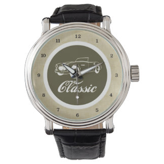 Reloj De Pulsera Automóvil retro clásico convertible de los años 50