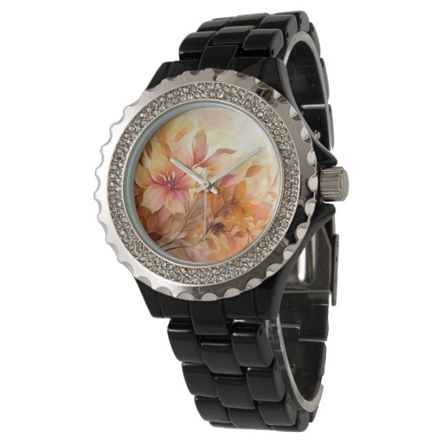 Reloj De Pulsera Autumn Bouquet (Angular)