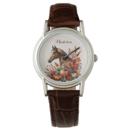 Reloj De Pulsera Autumn Horse