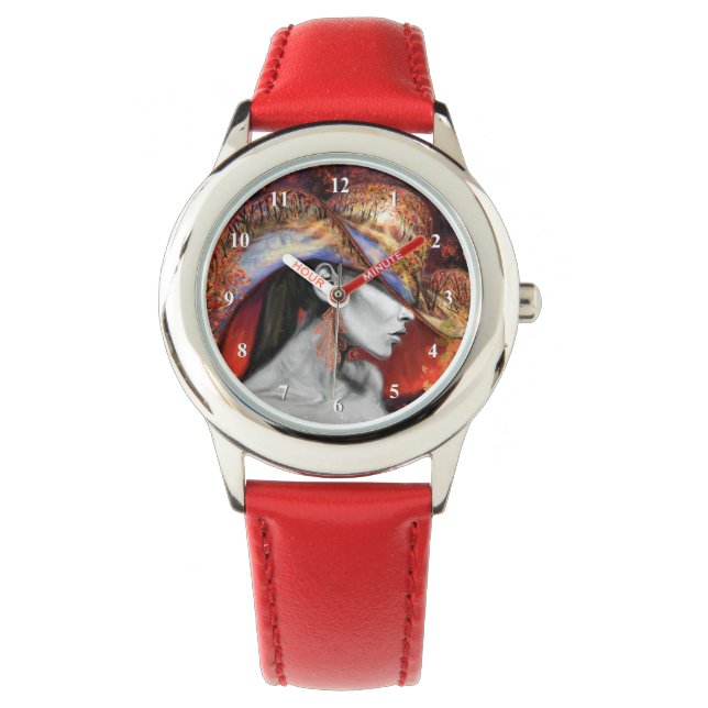 Reloj De Pulsera Autumn Lady Watch Mujer Moderna (Anverso)