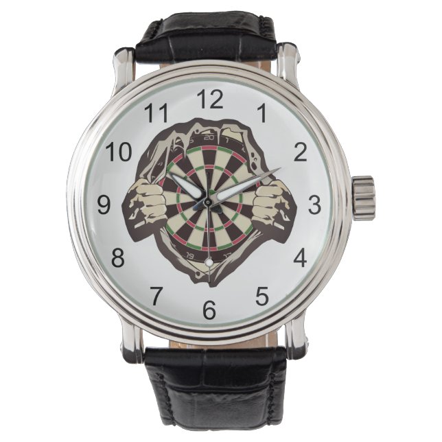 Reloj De Pulsera Avance hacia el Bullseye - Ultimate Dartboard (Anverso)