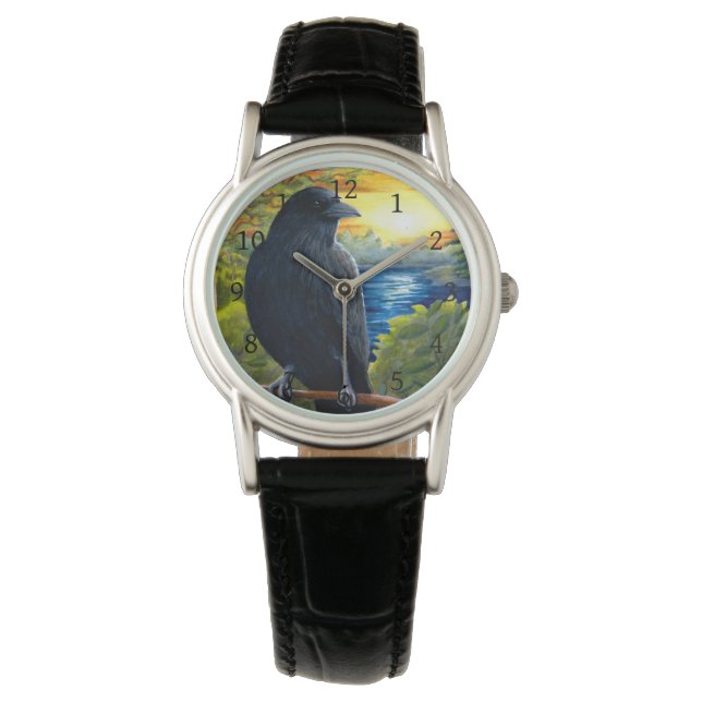 Reloj De Pulsera Ave 63 cuervos (Anverso)