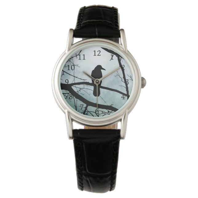 Reloj De Pulsera ave 77 Crow Raven (Anverso)