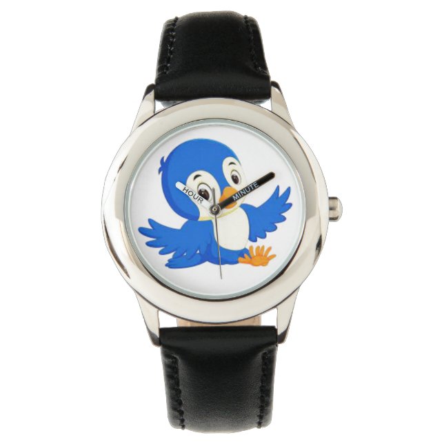 Reloj De Pulsera Ave azul (Anverso)