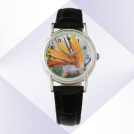 Reloj De Pulsera Ave tropical de Paraíso Floral