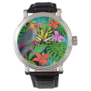 RELOJ DE PULSERA AVE TROPICAL PARROT