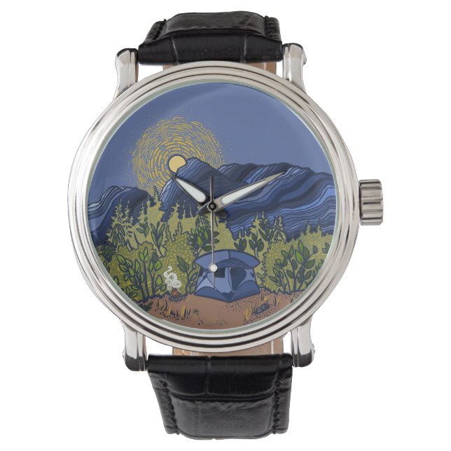 Reloj De Pulsera Aventura de Camping (Anverso)