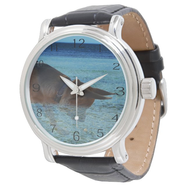 Reloj De Pulsera Aventura del Pastor Alemán, (Angular)
