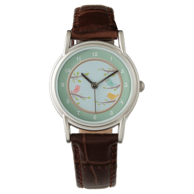 Reloj De Pulsera Aves cortas (Anverso)