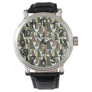 Reloj De Pulsera Aves de camuflaje