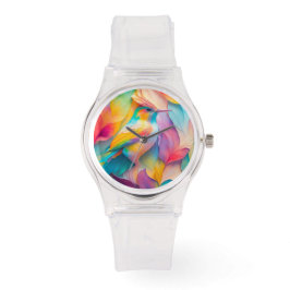 Reloj De Pulsera Aves de fantasía Pájaro de seda