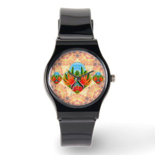 Reloj De Pulsera Aves del paraíso de Hawái