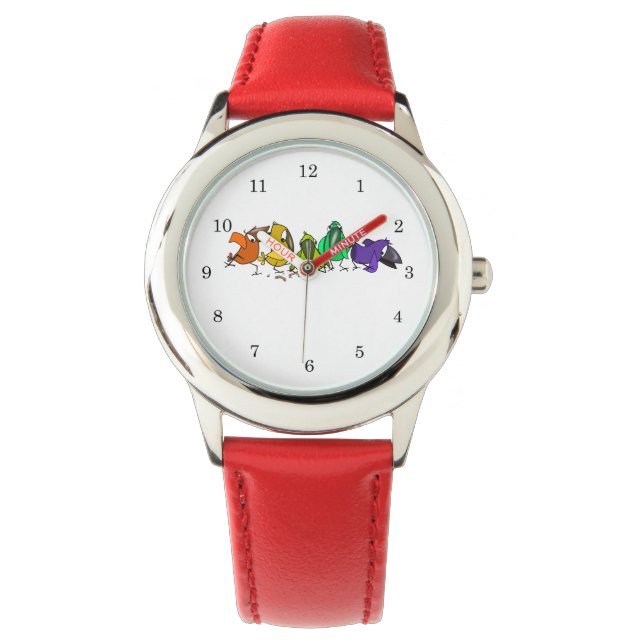 Reloj De Pulsera Aves divertidas Watch (Anverso)