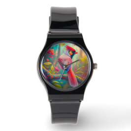 Reloj De Pulsera Aves fantasmas Cardenal masculino