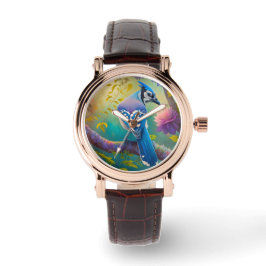 Reloj De Pulsera Aves fantásticas Jay azul