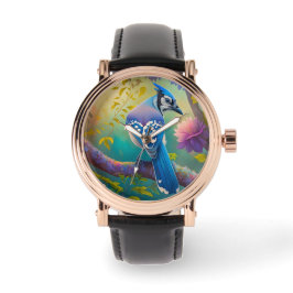 Reloj De Pulsera Aves fantásticas Jay azul