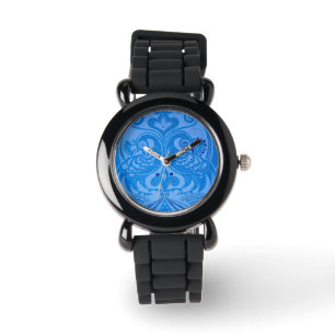 Reloj De Pulsera Aves pavos reales orientales azules